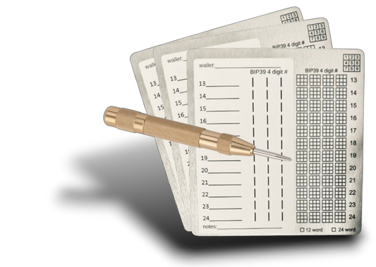 Masters Plate 3 Package + 1 punch tool - double sided