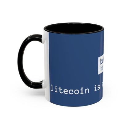 Bitcoin vs Litecoin Crypto Mug – “Look into L” Logo Coffee Cup (11oz/15oz)