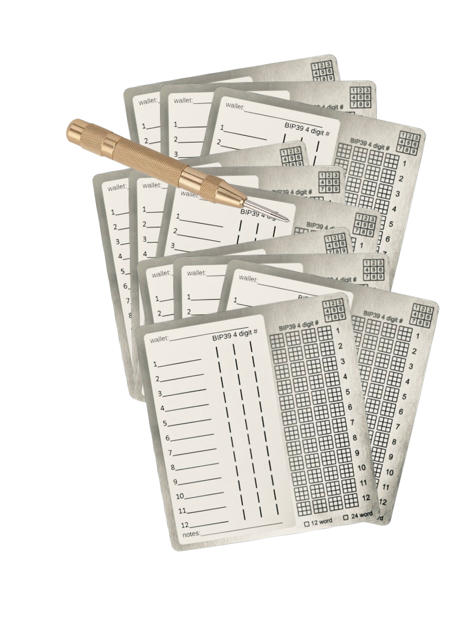 Masters Plate 10 Package - double sided