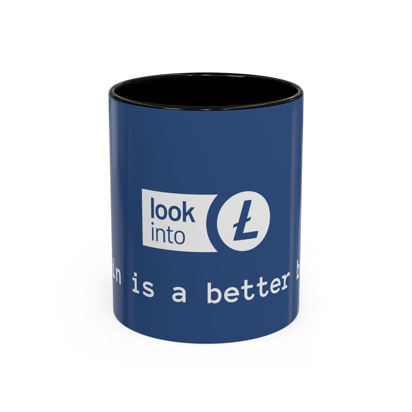 Bitcoin vs Litecoin Crypto Mug – “Look into L” Logo Coffee Cup (11oz/15oz)
