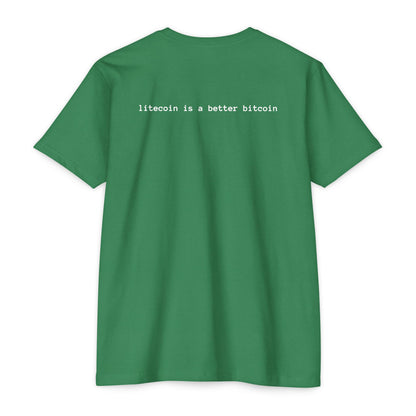 Litecoin Logo T-Shirt — "litecoin is a better bitcoin" Crypto Tee
