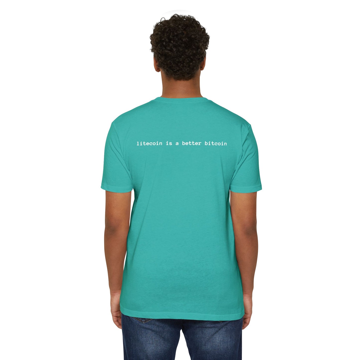 Litecoin Logo T-Shirt — "litecoin is a better bitcoin" Crypto Tee