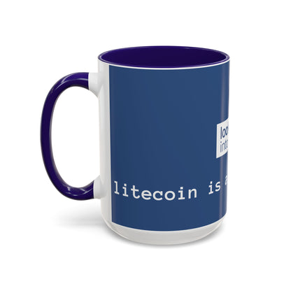 Bitcoin vs Litecoin Crypto Mug – “Look into L” Logo Coffee Cup (11oz/15oz)