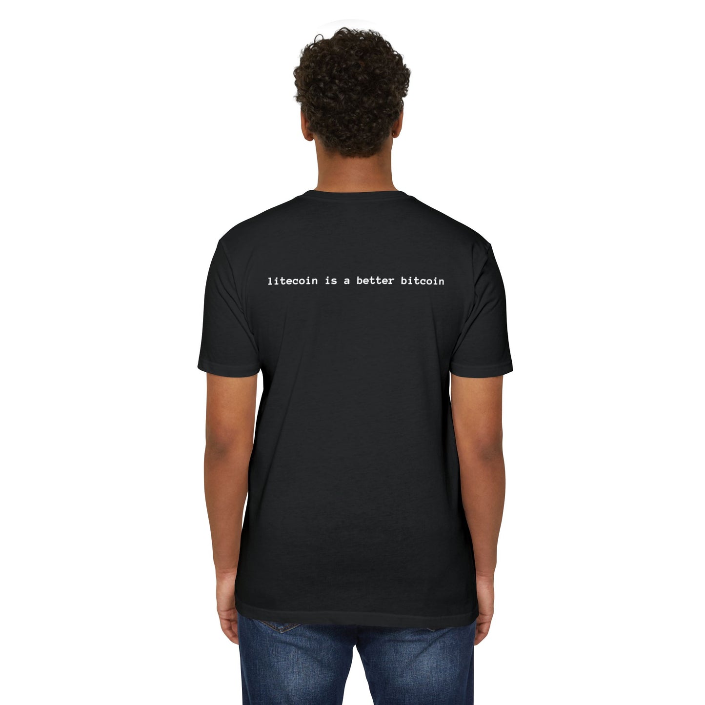 Litecoin Logo T-Shirt — "litecoin is a better bitcoin" Crypto Tee