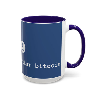 Bitcoin vs Litecoin Crypto Mug – “Look into L” Logo Coffee Cup (11oz/15oz)