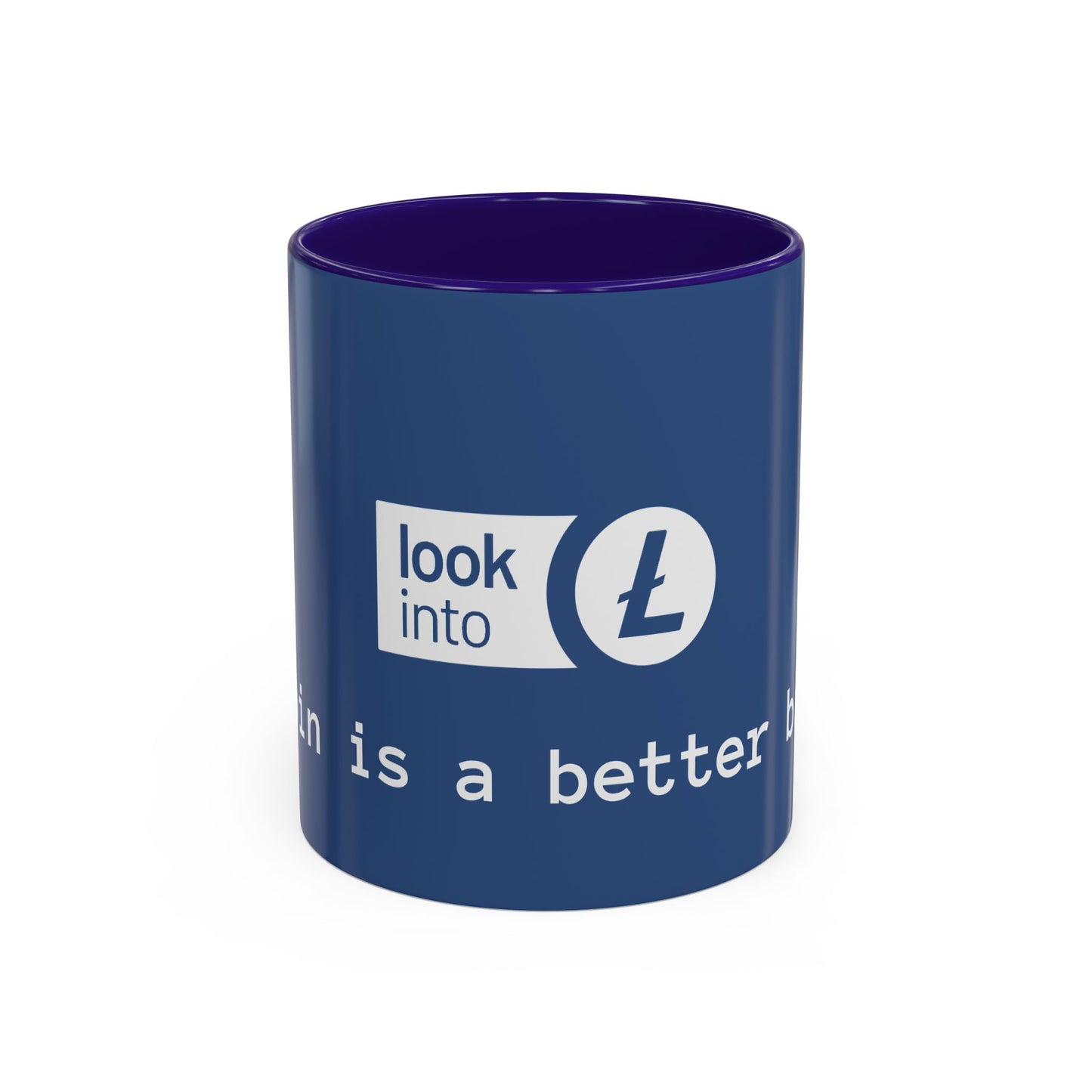 Bitcoin vs Litecoin Crypto Mug – “Look into L” Logo Coffee Cup (11oz/15oz)