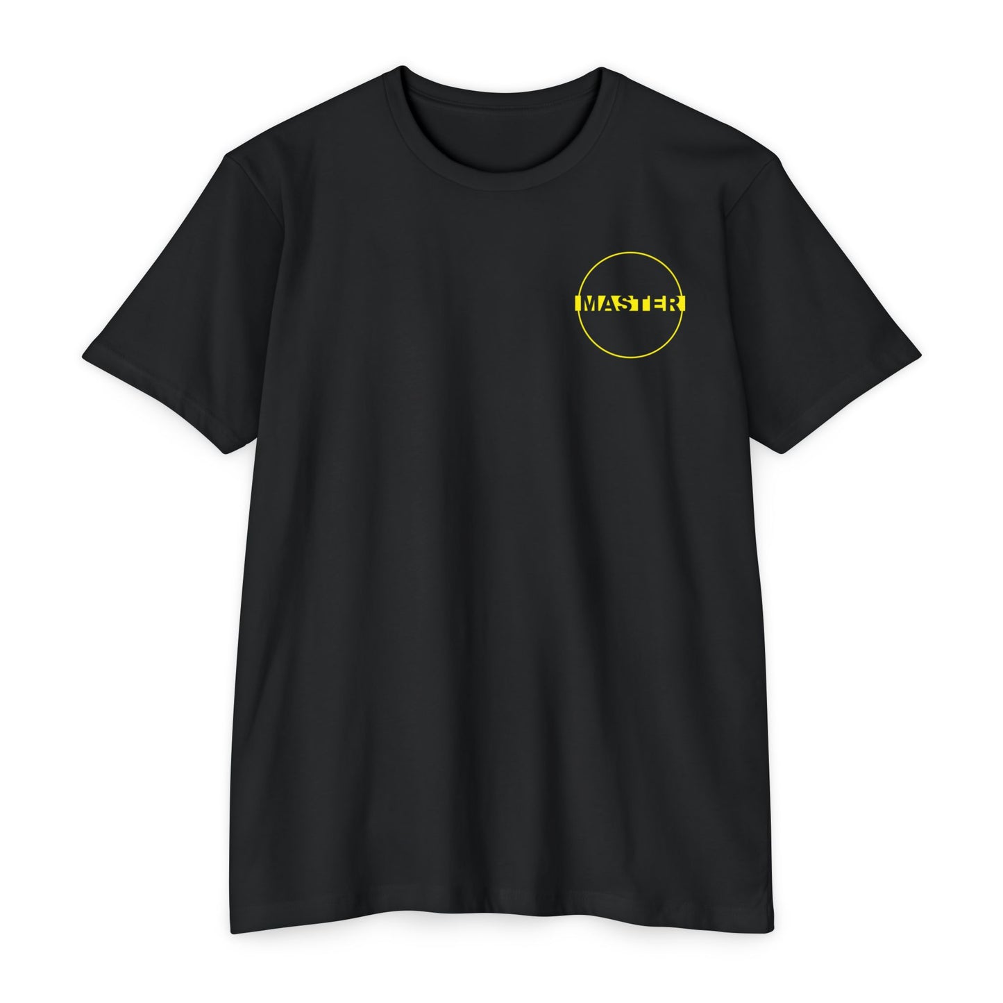 "MASTER" T-shirt with Charlie > Satoshi on the back