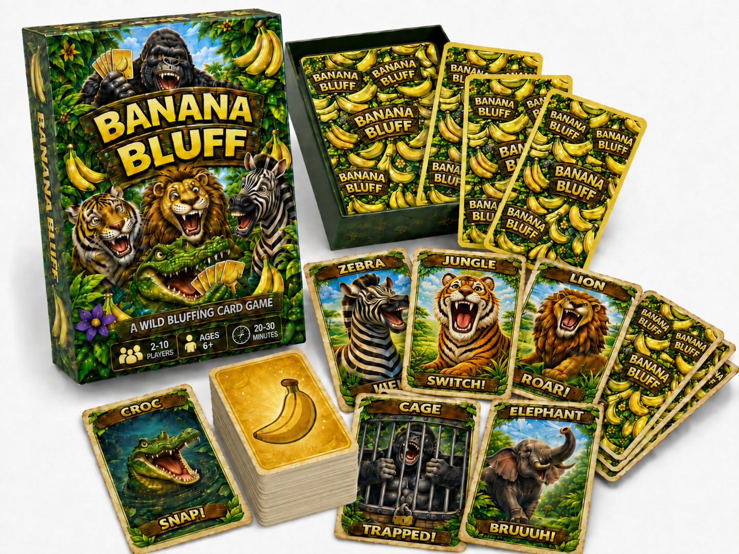 Banana Bluff – Card Game (Pre-Sale)
